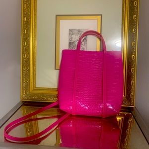 Elizabeth and James small tote bag with strap.